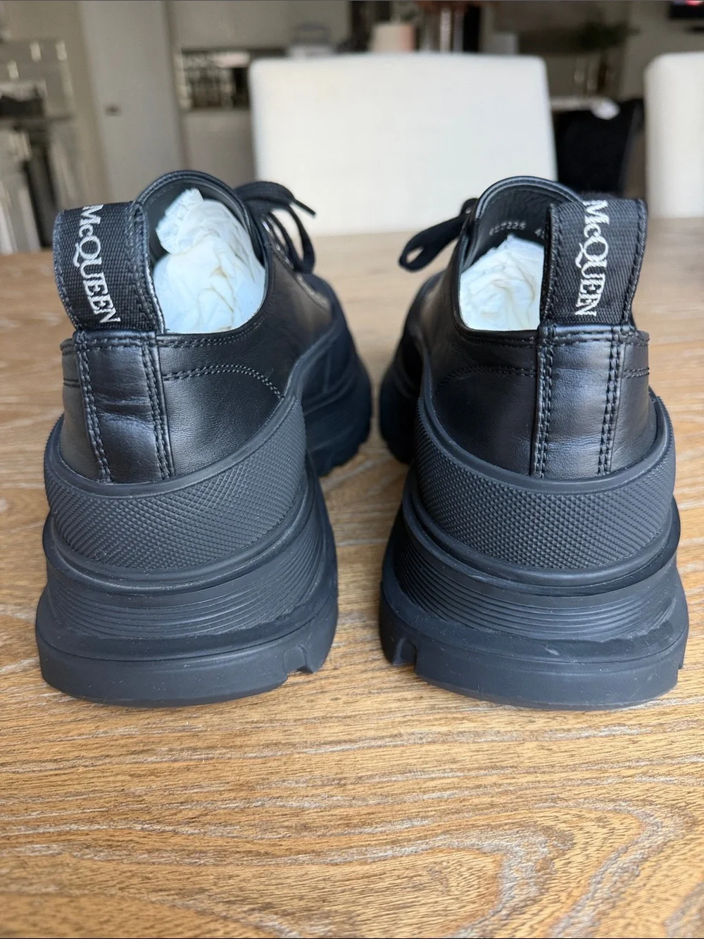 Alexander McQueen Tread Slick Lace Up Sneakers
